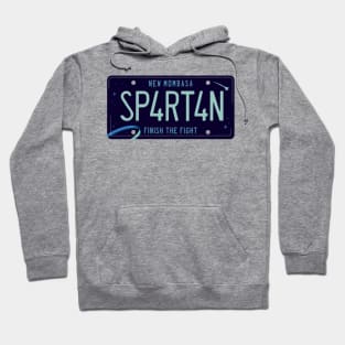 Spartan License Plate Hoodie